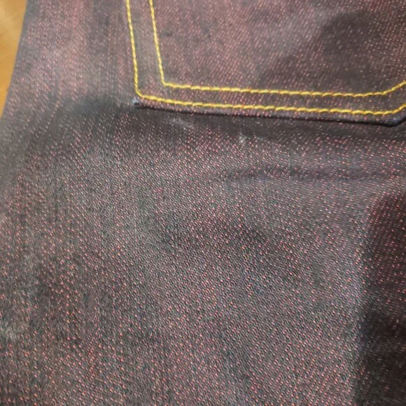 Gustin Japan Red Fire Selvedge Denim Jeans - Picture 4 of 12